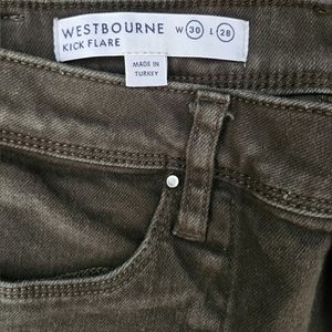 SOLD***Westboune green jeans size 30